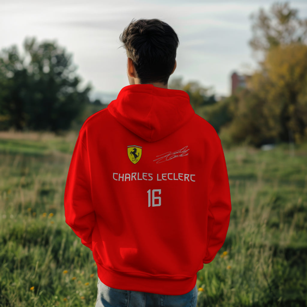 FERRARI HOODIE CHARLES LECLERC