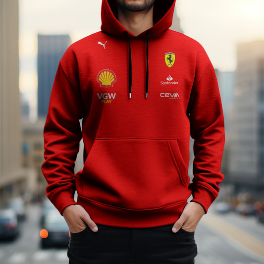 FERRARI HOODIE CHARLES LECLERC