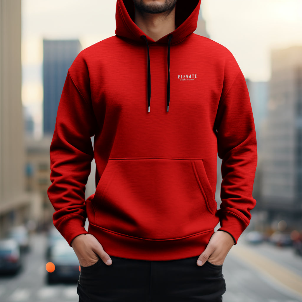 ELEV4TE VISIONARY'S CLUB HOODIE CANDY RED